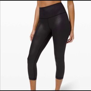 Lululemon wunder under HR crop 23” flux